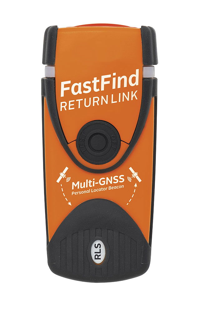 McMurdo FastFind ReturnLink PLB personlig nødpeilesender bakside