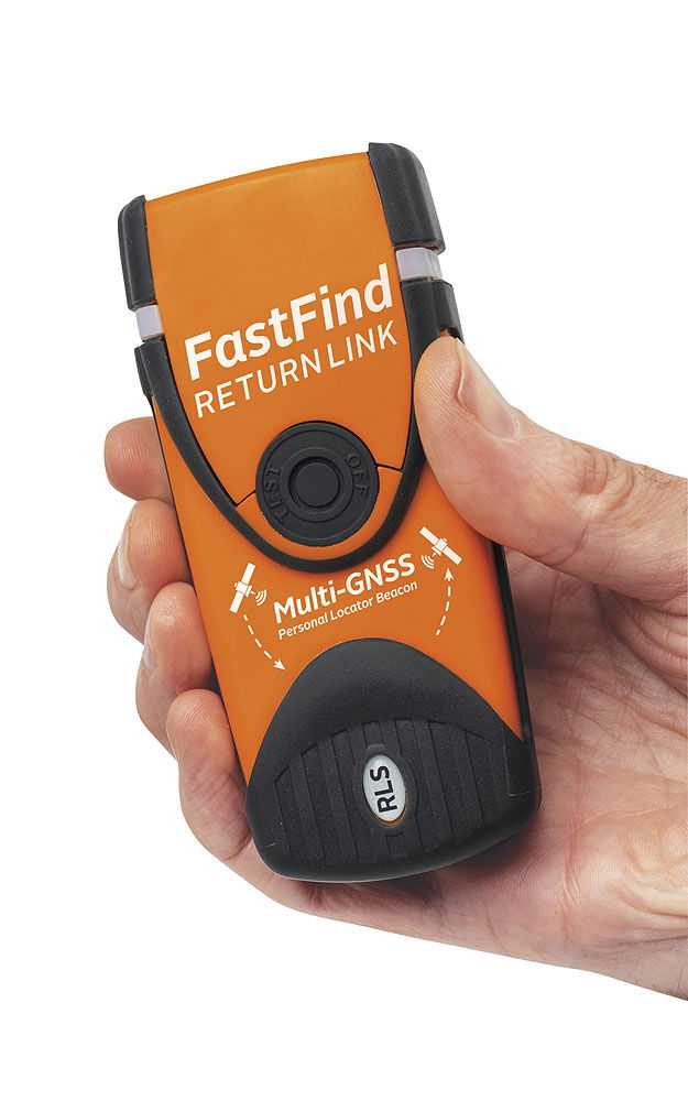 McMurdo FastFind ReturnLink PLB personlig nødpeilesender montert