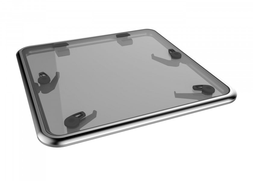 Medium Profile dekksluke 77 aluminium 770 x 770 mm kvadratisk detalj