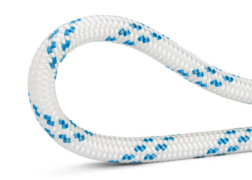 Mega Twin Dyneema universaltau med Dyneema-kjerne metervare - Gleistein ved siden av målebånd