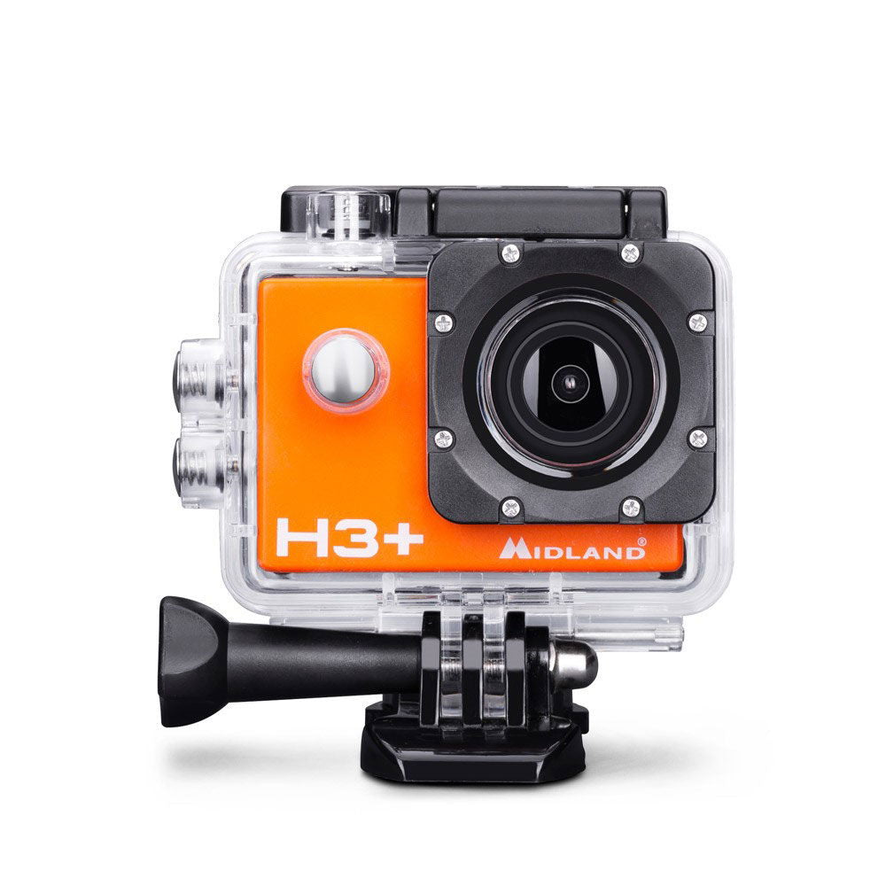 Midland H3+ action cam Full HD med WiFi og app-styring forfra