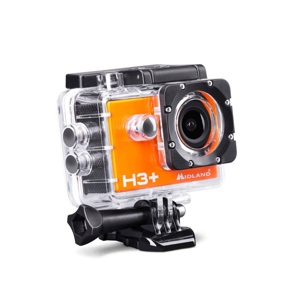 Midland H3+ action cam med USB-ladekabel