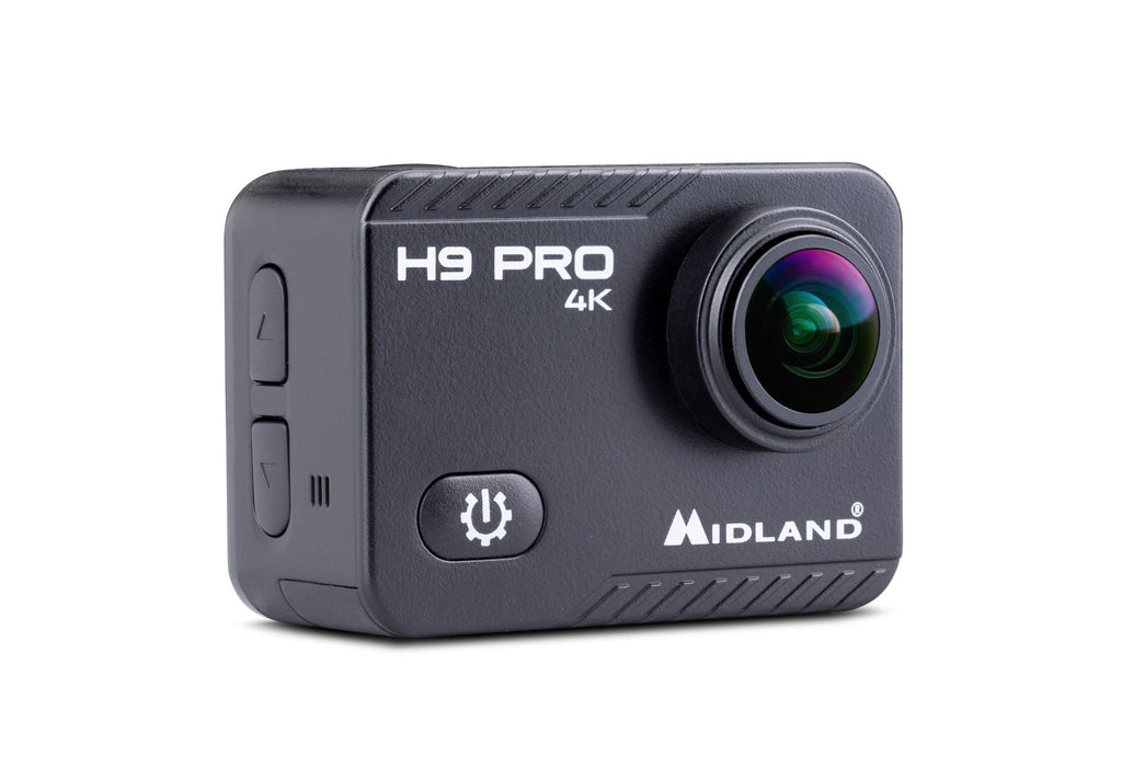 Midland H9 Pro WiFi action cam Ultra HD med bildestabilisator bakside