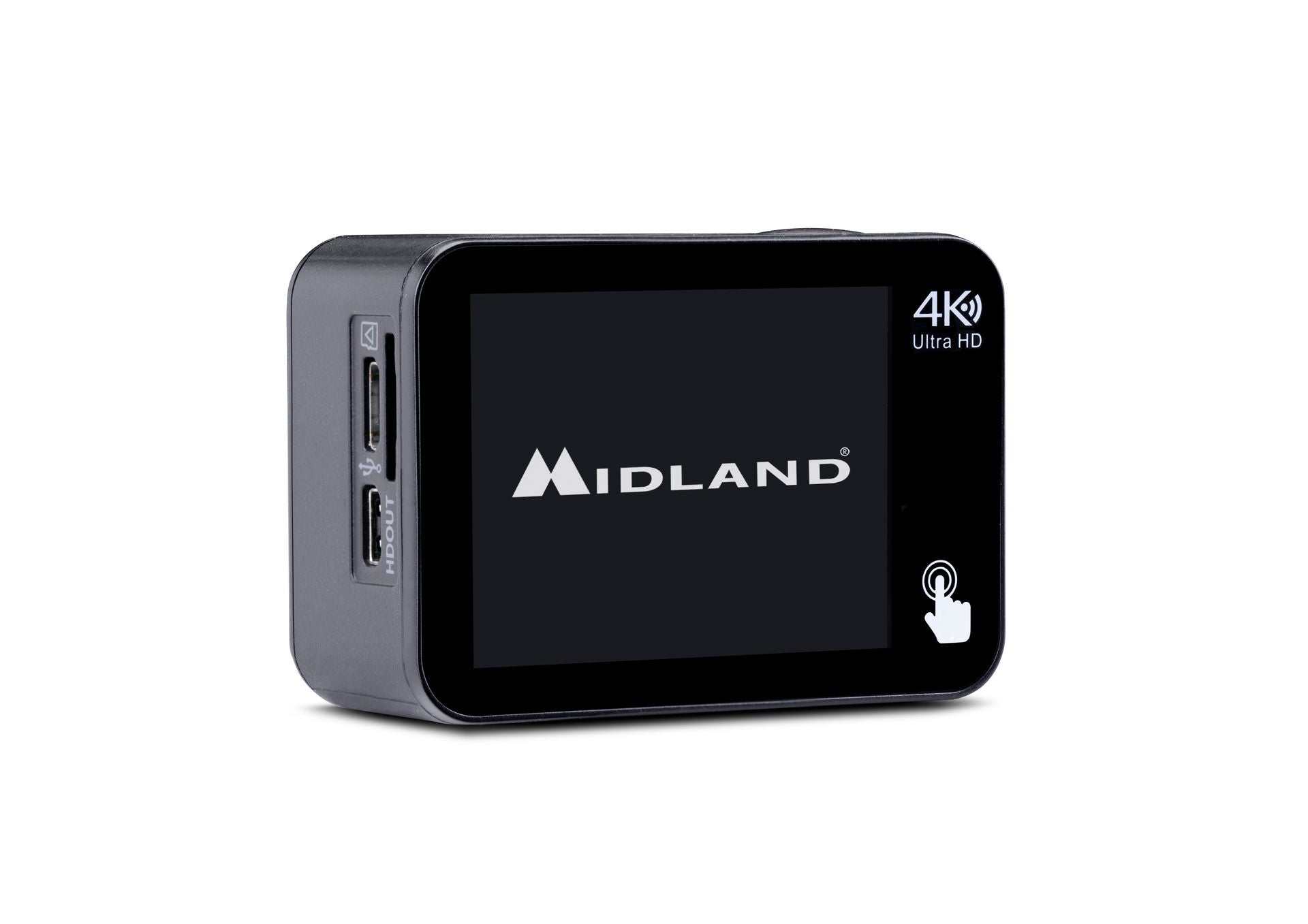 Midland H9 Pro WiFi action cam Ultra HD med bildestabilisator detalj