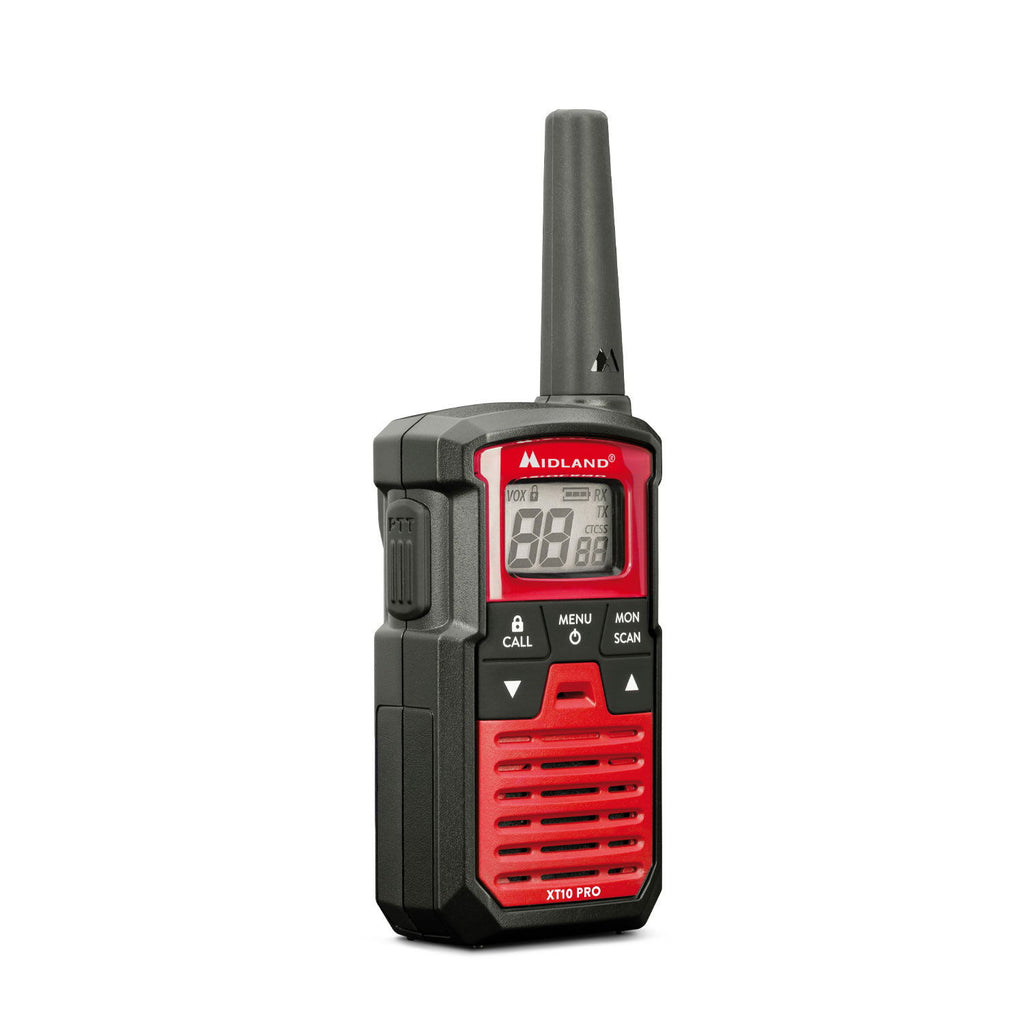 Midland XT10 Pro PMR446 radio 2er sett bakside