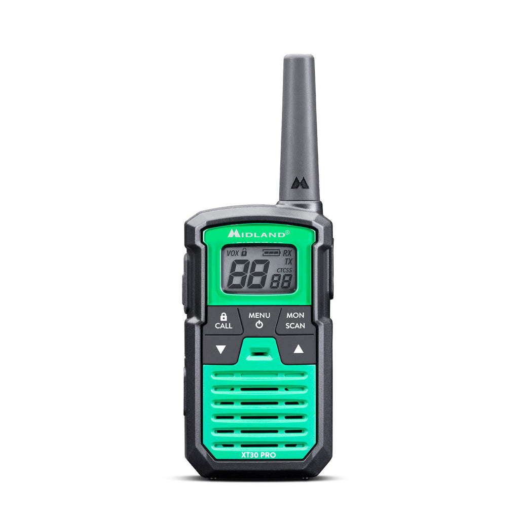 Midland XT30 Pro PMR446 radio 2er sett forfra