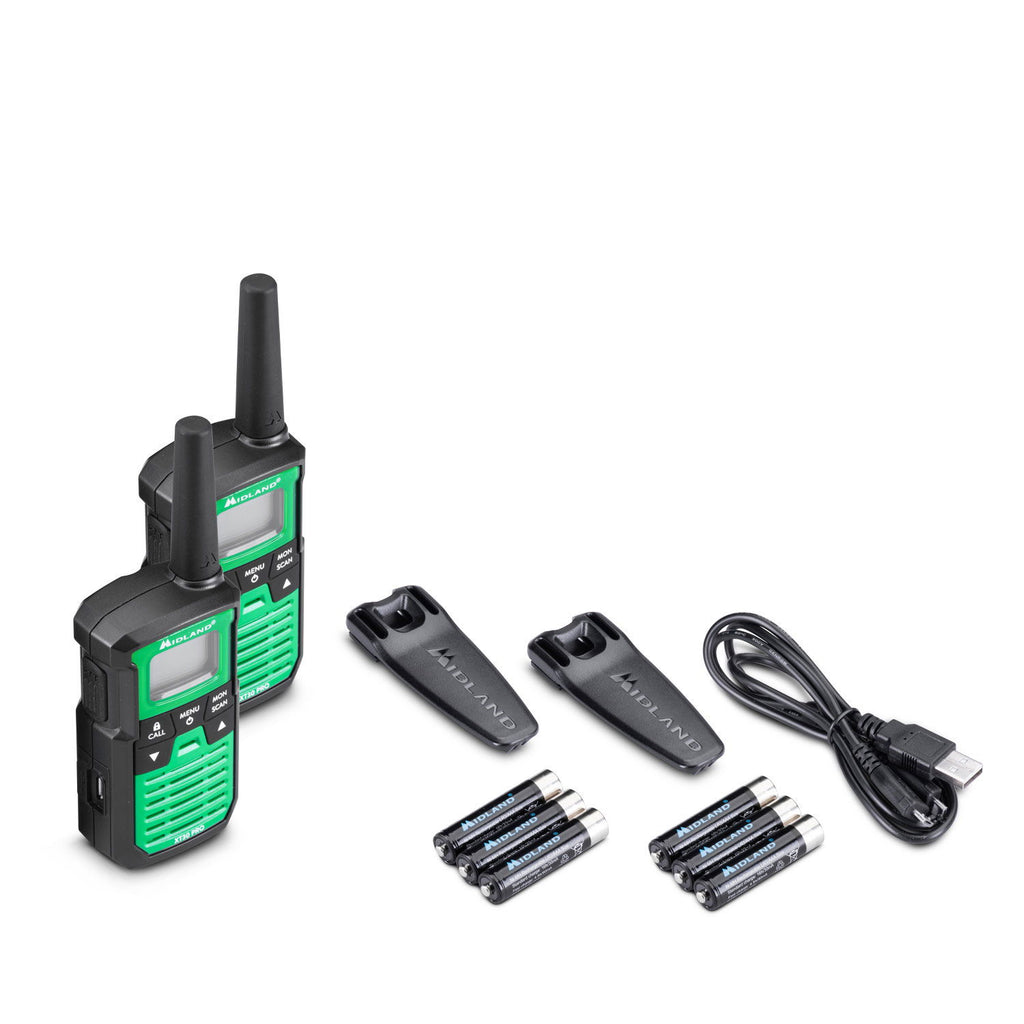 Midland XT30 Pro PMR446 radio 2er sett detalj av display