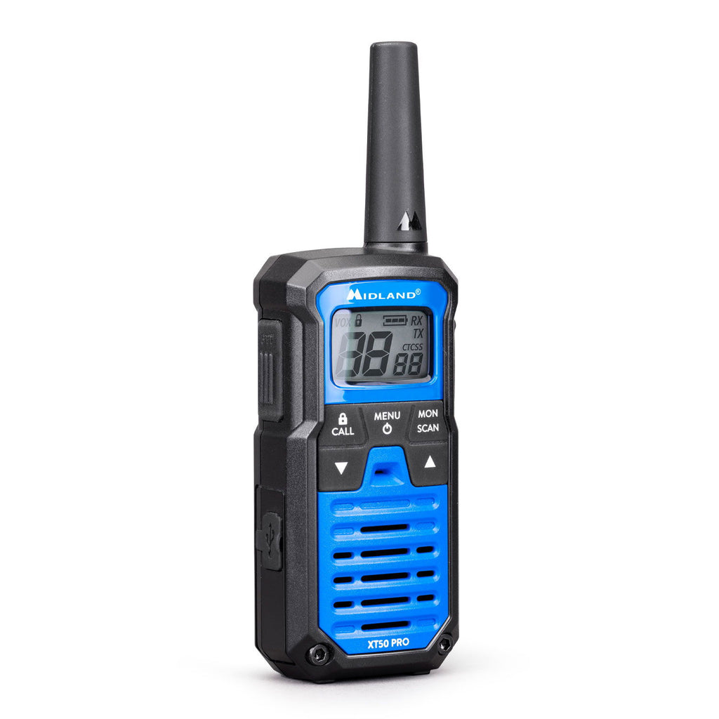Midland XT50 Pro PMR446 radio 2er sett bakside