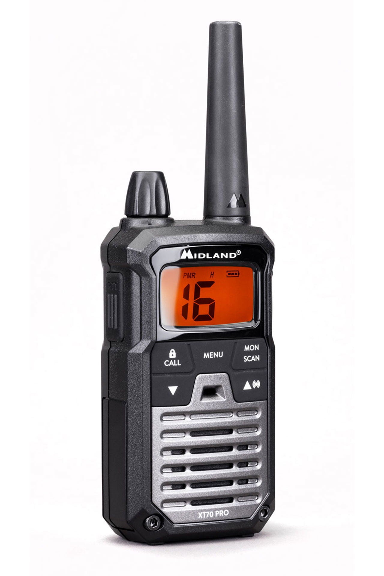 Midland XT70 Pro PMR446 radio 2er sett bakside