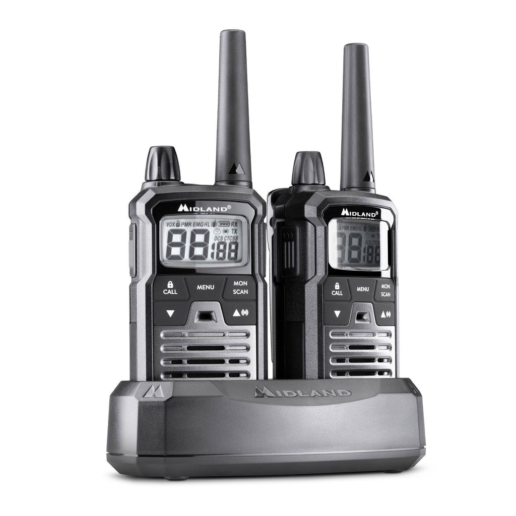Detalj av Midland XT70 Pro PMR446 radio 2er sett