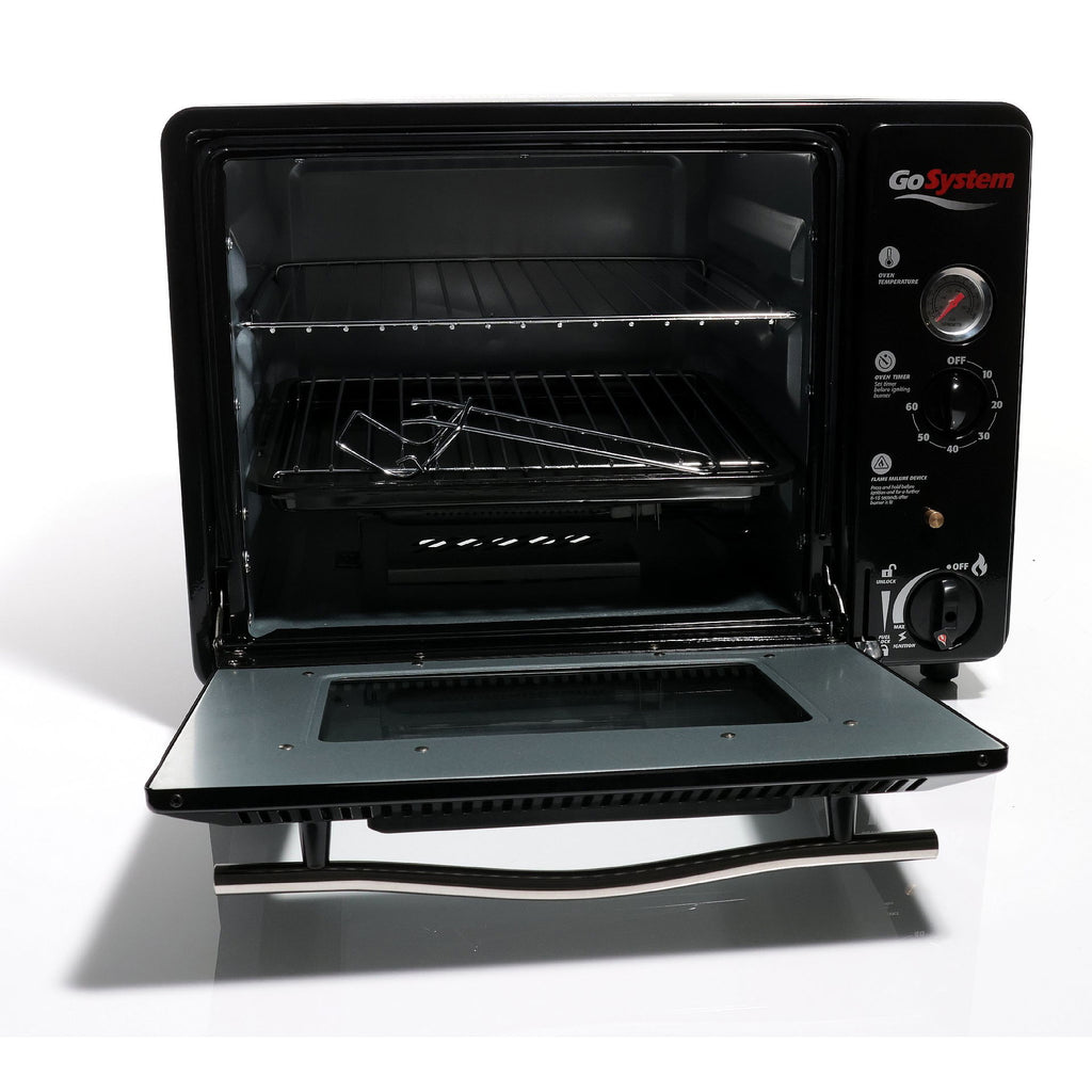 Mini gassovn 1300 W piezotenning 30 liter 280 °C detalj av piezotenning