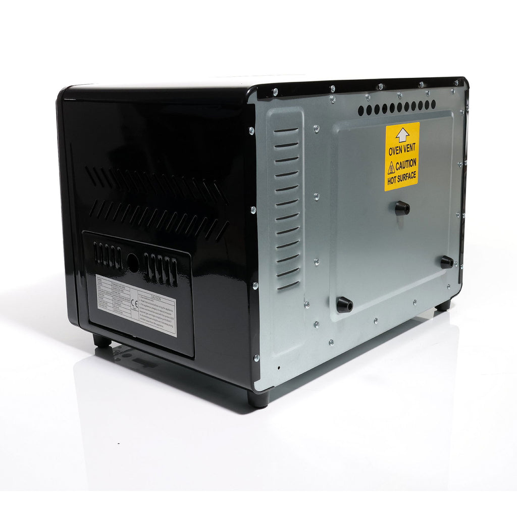 Mini gassovn 1300 W piezotenning 30 liter 280 °C nærbilde av ovnsdør