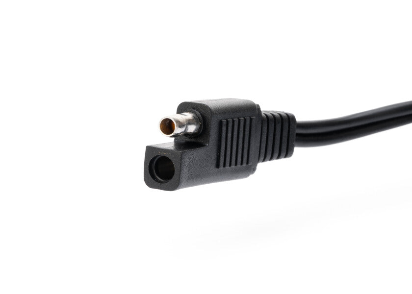 Detalj av Mini MPPT solcelleregulator portabel med SAE-tilkobling Sunbeam