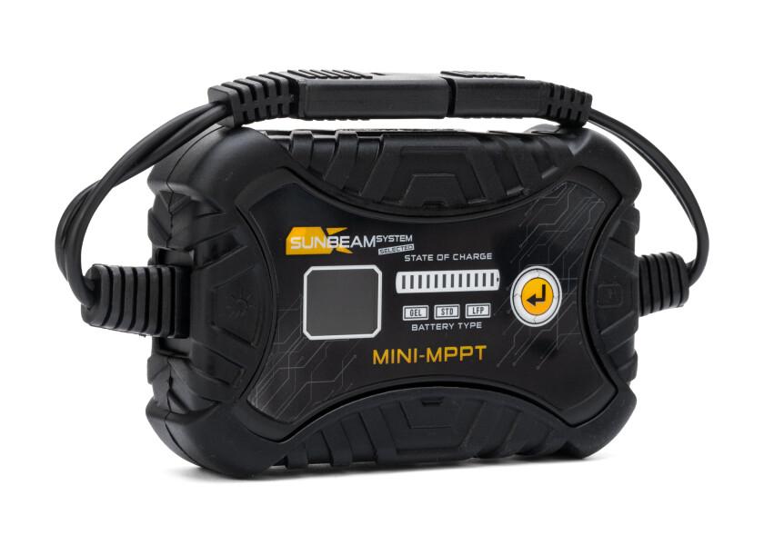 Mini MPPT solcelleregulator portabel med SAE-tilkobling oversikt Sunbeam