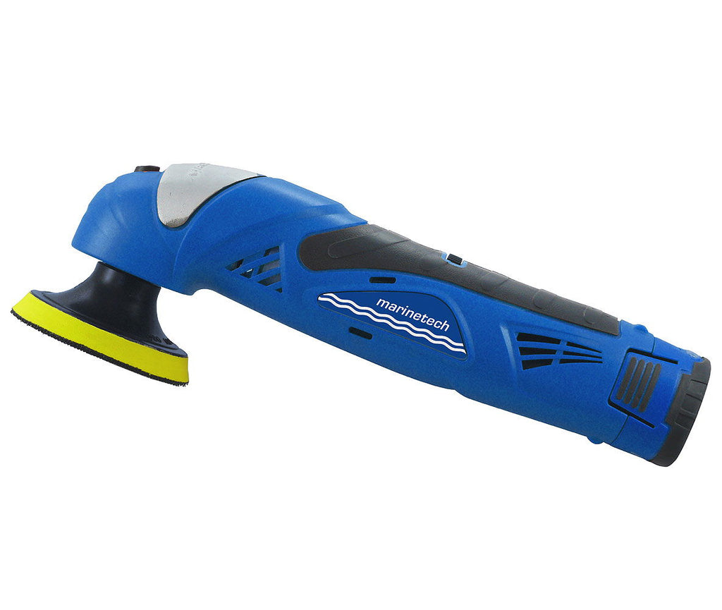 Mini polering- og slipemaskin 12V 80 mm 3000 rpm - Marinetech forfra