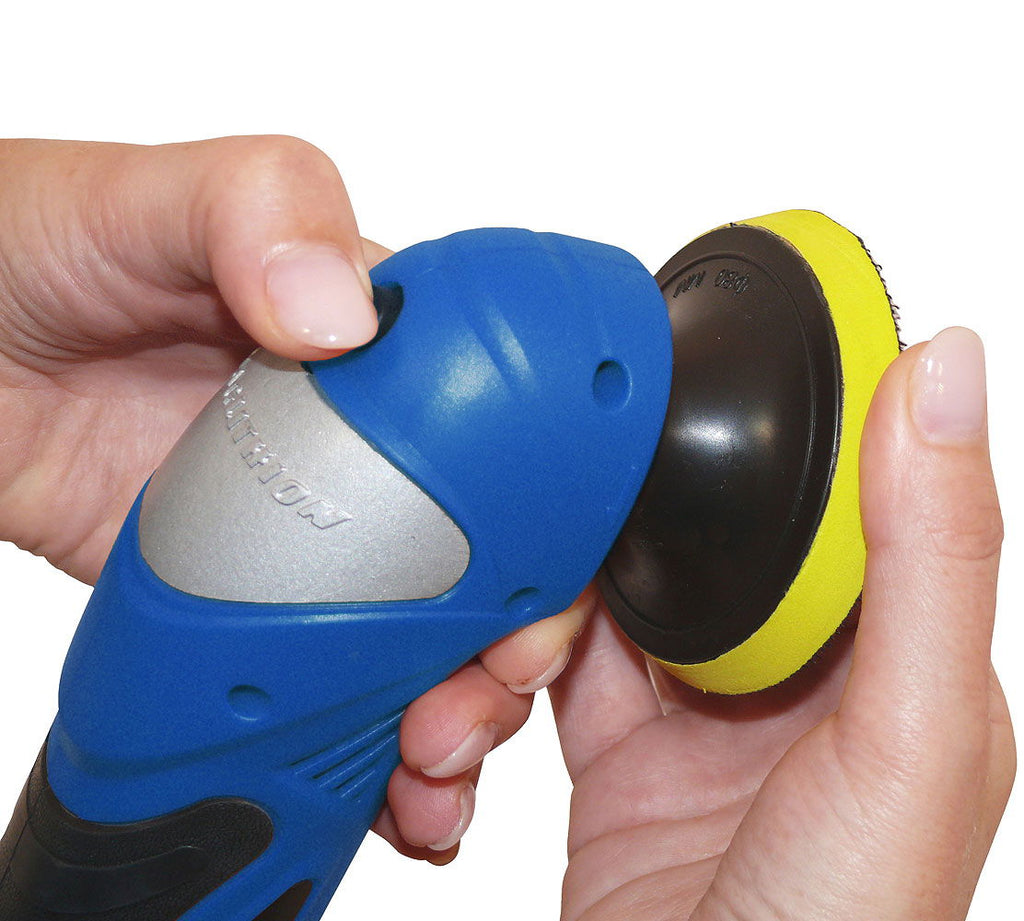 Detalj av Mini polering- og slipemaskin 12V 80 mm 3000 rpm - Marinetech