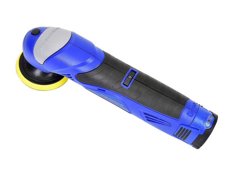 Detalj av Mini polerings- og slipemaskin batteridrevet inkl. ekstra batterier