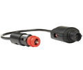 Miniatyr solcelleregulator 12/24V 100/200W med LED forfra