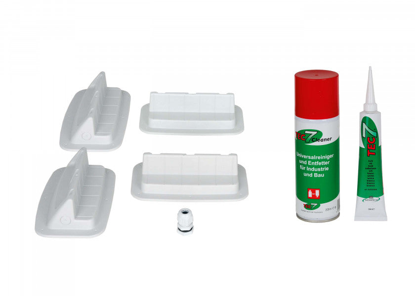 Monteringssett 1 for solcellepanel SPR med lim fra PHAESUN