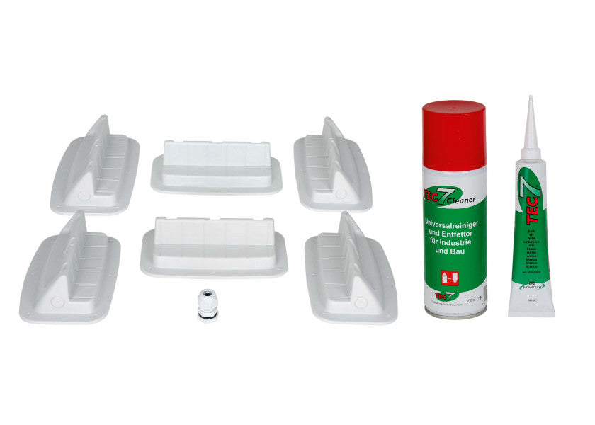 Monteringssett 2 for solcellepanel SPR opptil 100 Wp fra PHAESUN for montering