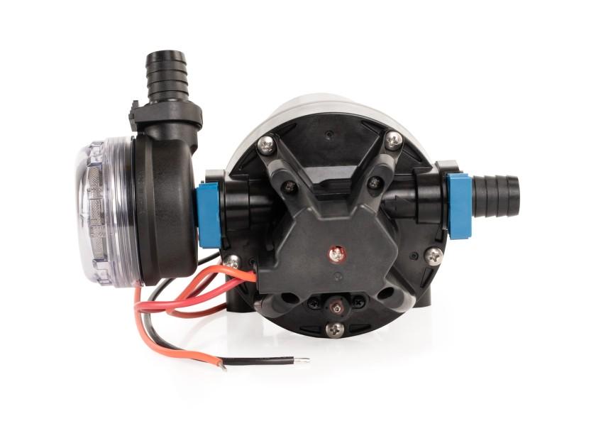 Montert Trykkvannspumpe PAR-MAX HD5 12V 19 l/min 2,8 bar i båt