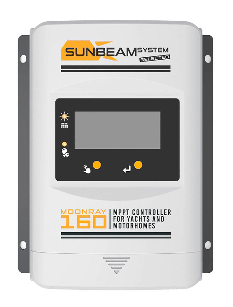 MoonRay MPPT Controller 160 W solcelleregulator forfra