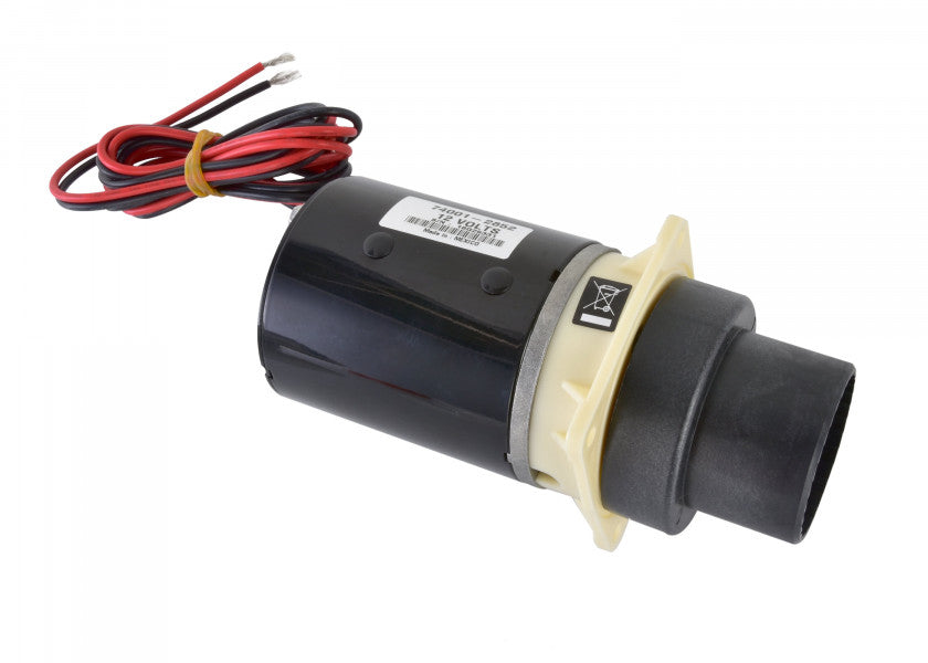 Motor- og pumpeenhet for elektrisk toalett 12V - Jabsco forfra