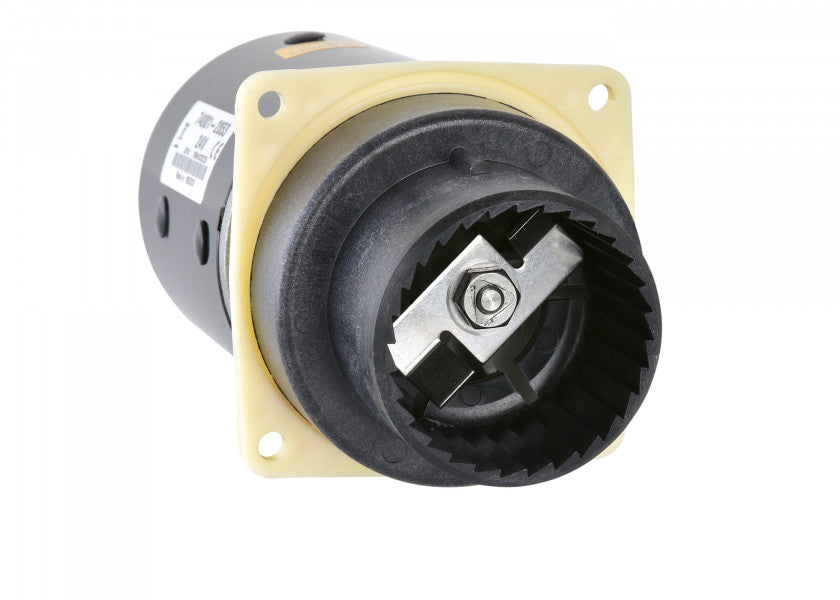 Detaljbilde av motor- og pumpeenhet for elektrisk toalett 12V - Jabsco
