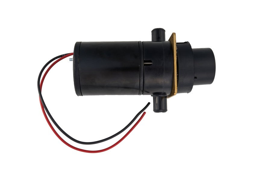 Nærbilde av motor og pumpeenhet for elektrisk toalett STANDARD 12V Ocean Technologies