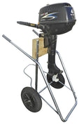 Motorbrakett galvanisert stål med hjul 80 kg 95 cm fra TREM