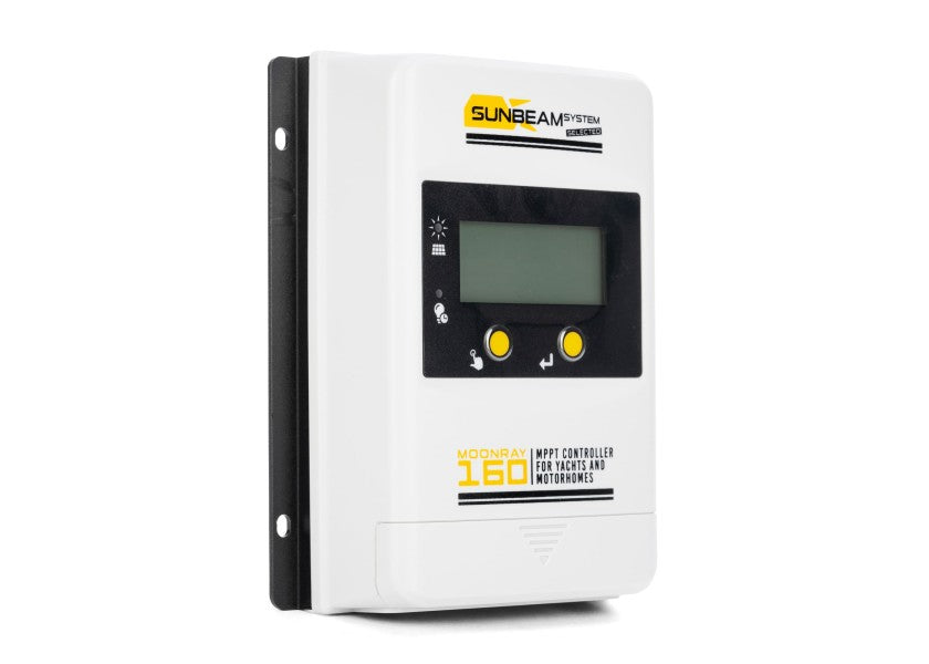 MPPT solcelleregulator MoonRay 160 160W 12/24V - SUNBEAM bakside