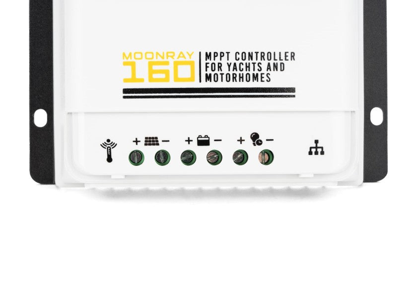 MPPT solcelleregulator MoonRay 160 160W 12/24V - SUNBEAM montert