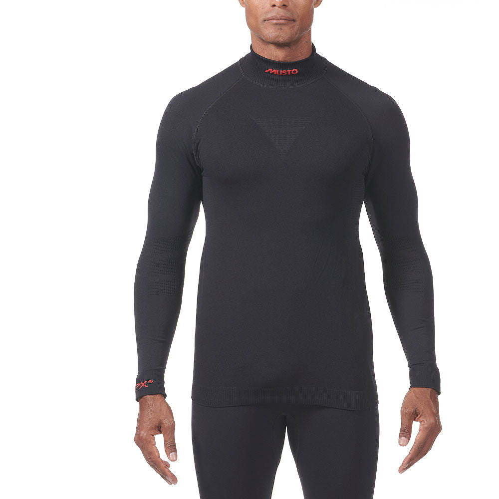 MPX Active baselayer trøye sømløs 4-veis stretch detalj av stoff