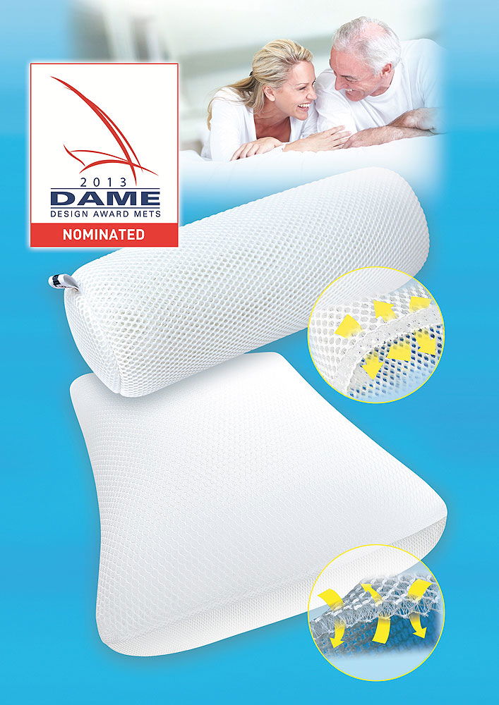 Nakkepute 15x40 cm DRYWEAVE pustende materiale forfra