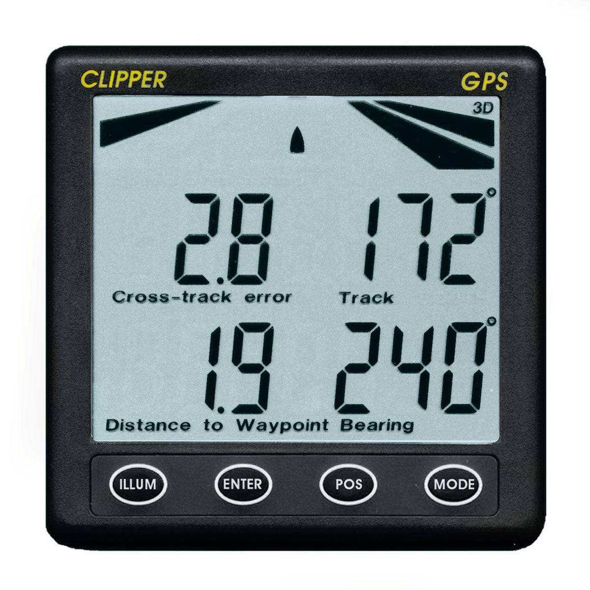 NASA Marine Clipper GPS repeater NMEA 0183 forfra