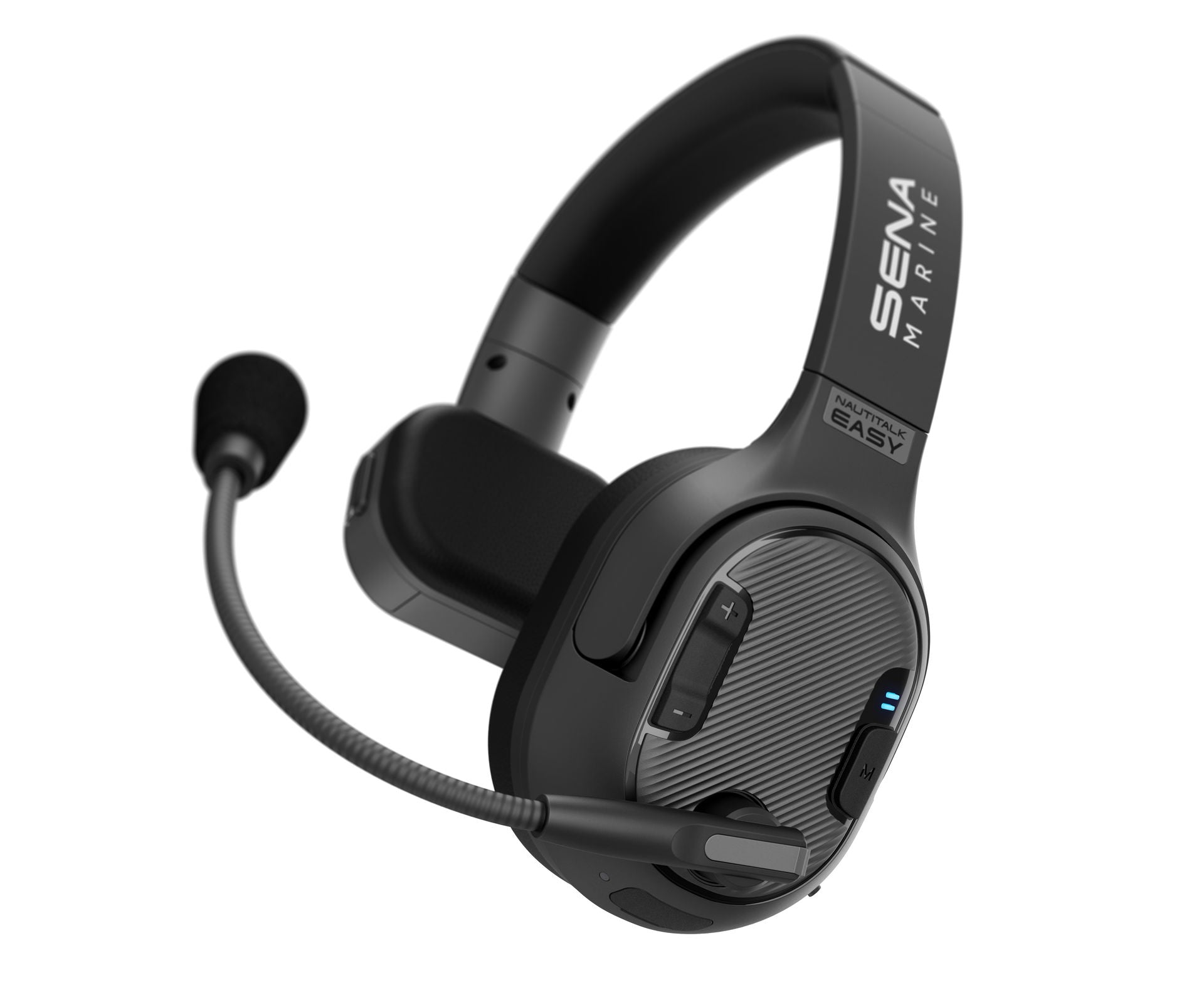 Nautitalk EASY mono mesh-kommunikasjonsheadset forfra
