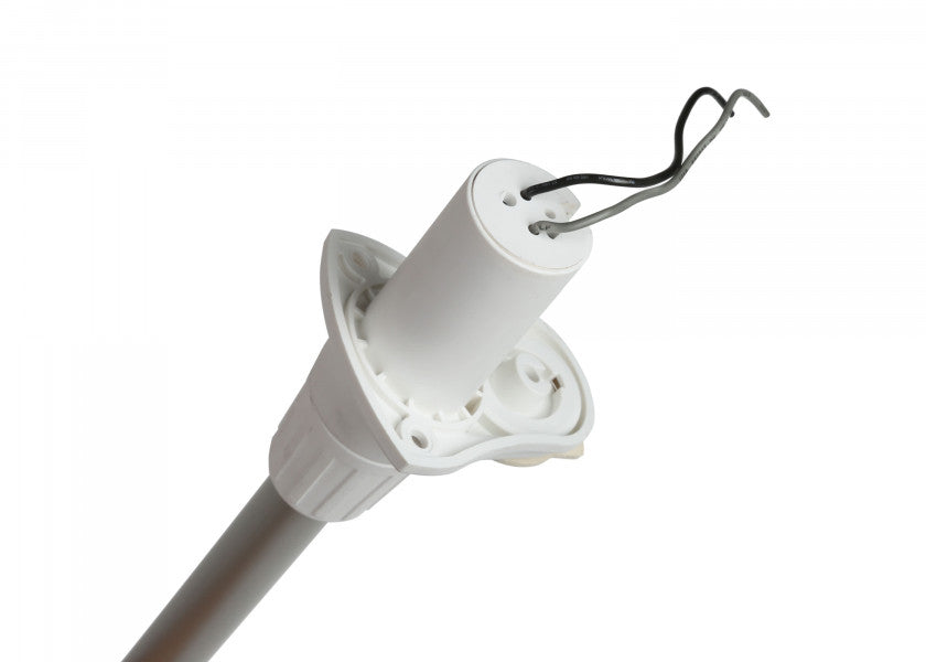 NaviLED ankerlanterne med mast hvit 1380 mm sideprofil