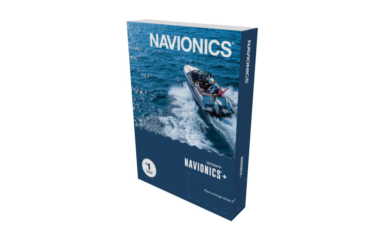 Navionics+ microSD/SD sjøkart Great Britain montert