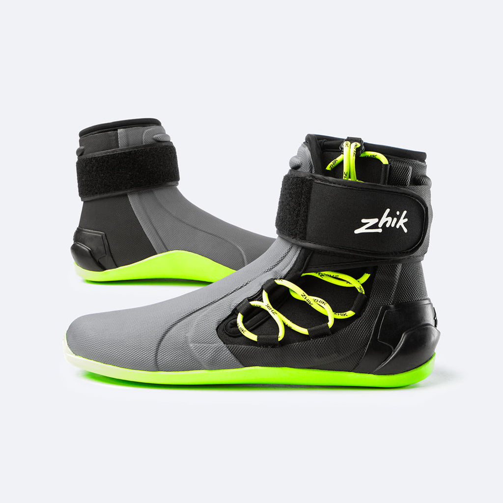 Neopren seilersko high cut 4 mm jolle og katamaran forfra