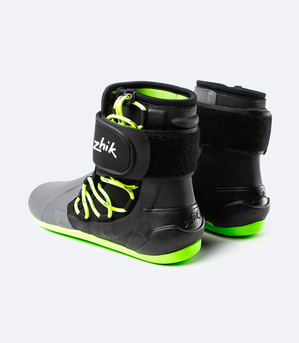 Neopren seilersko high cut 4 mm jolle og katamaran bakside