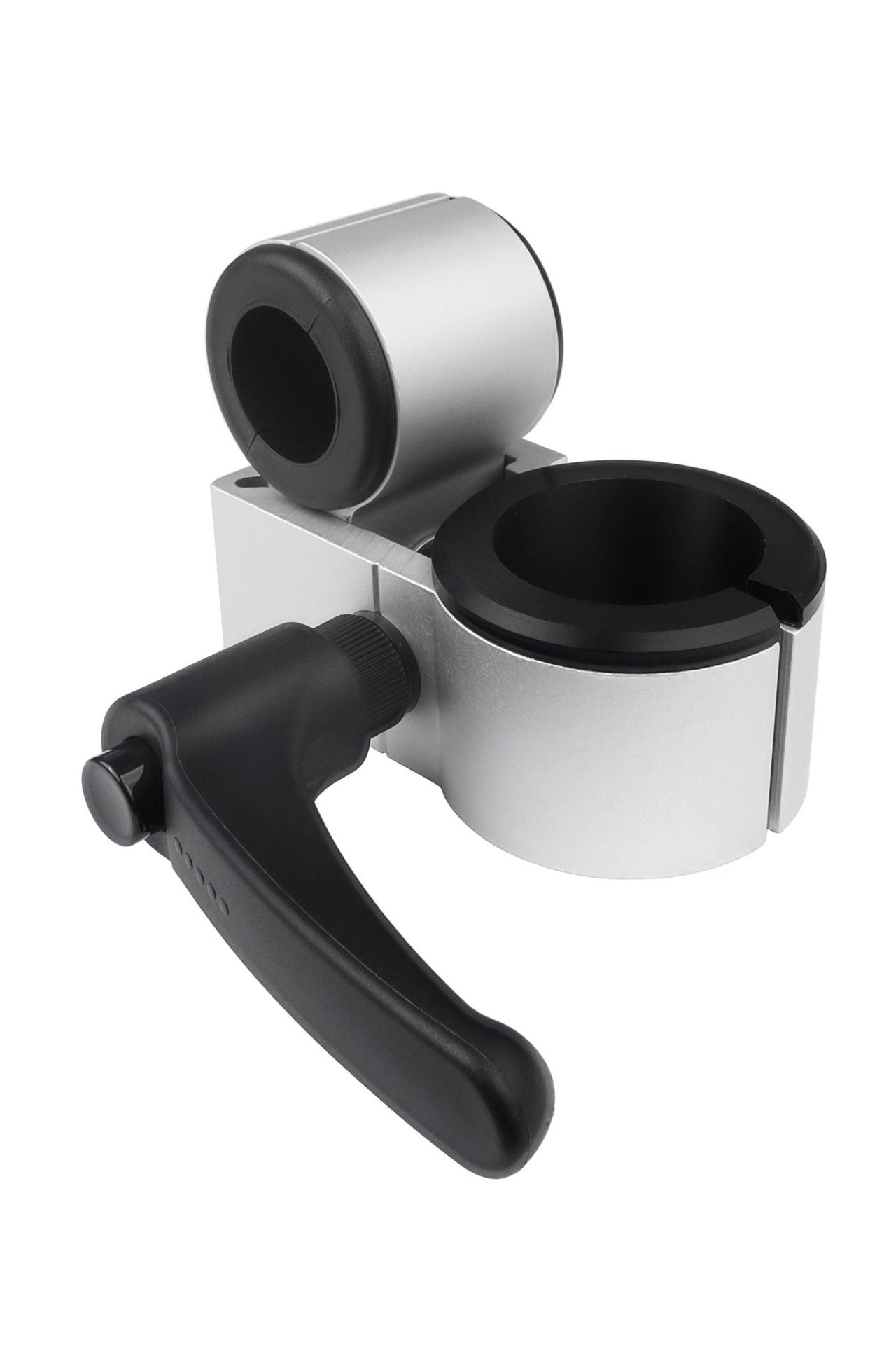 NOA festebrakkett for rør Ø25 mm aluminium natur forfra
