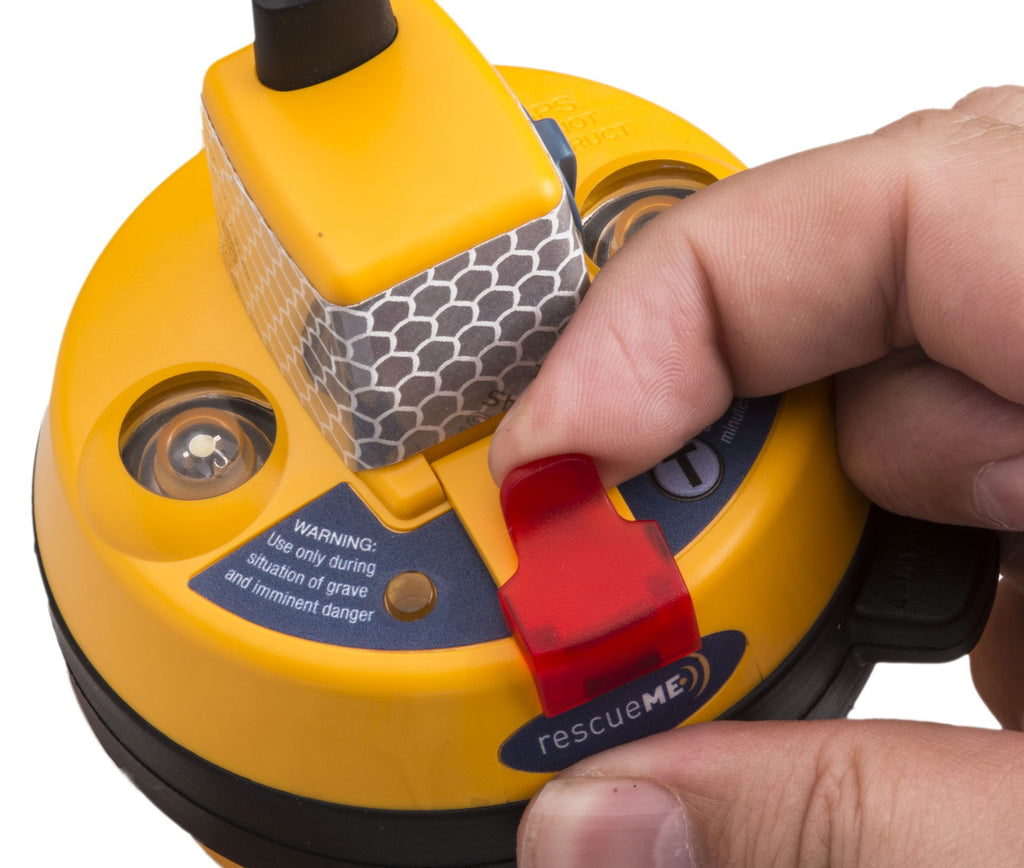 Nødpeilesender rescueME EPIRB1 bakside