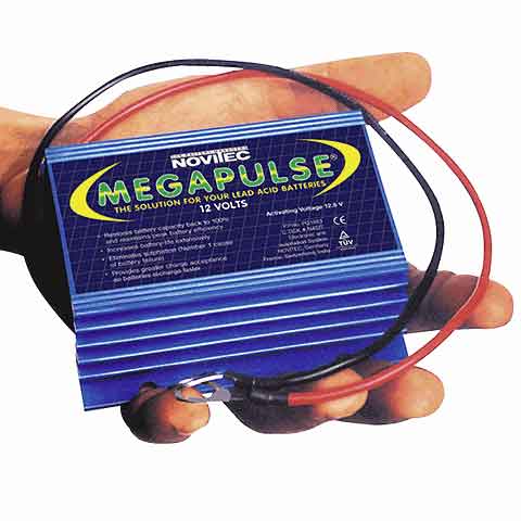 Novitec Megapulse batteripulser for blybatterier forfra