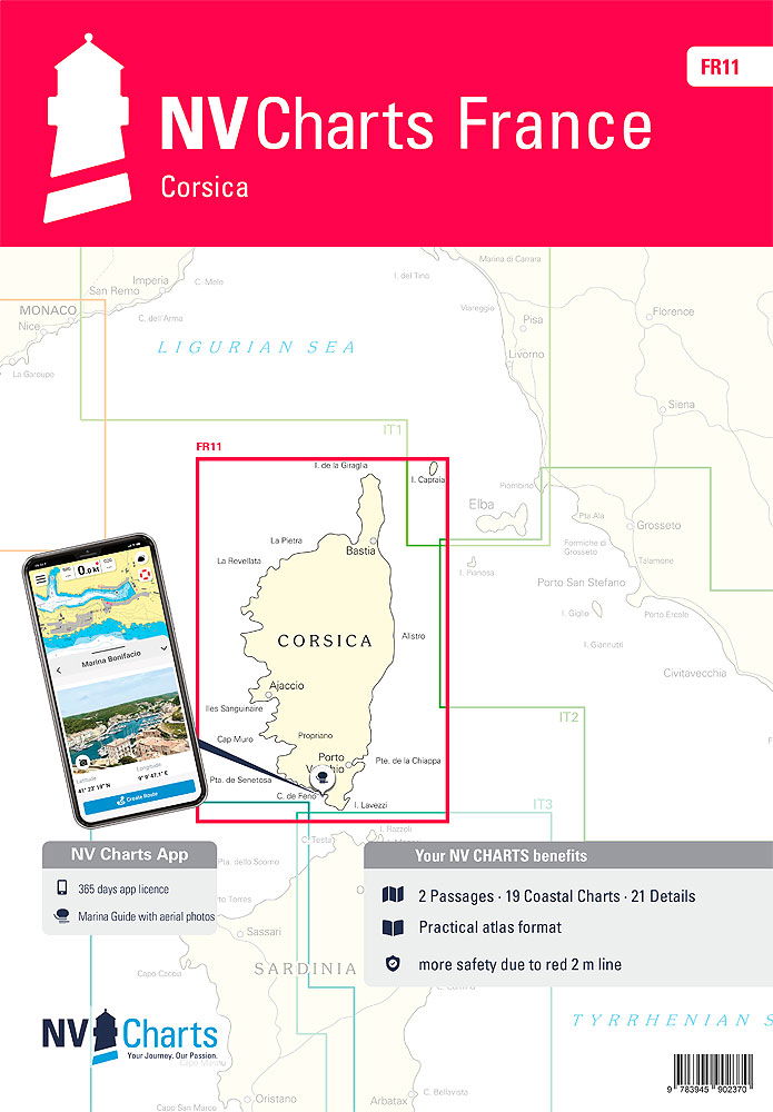 NV Atlas Frankrike FR 11 Corsica forside