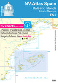 NV. Atlas Spania 2 - Balearene · Ibiza til Menorca forside