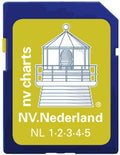 NV elektroniske sjøkart Nederland SD/microSD serie 1-5 forfra