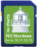 NV elektroniske sjøkart Nordsjøen SD/microSD serie 10-13 forfra