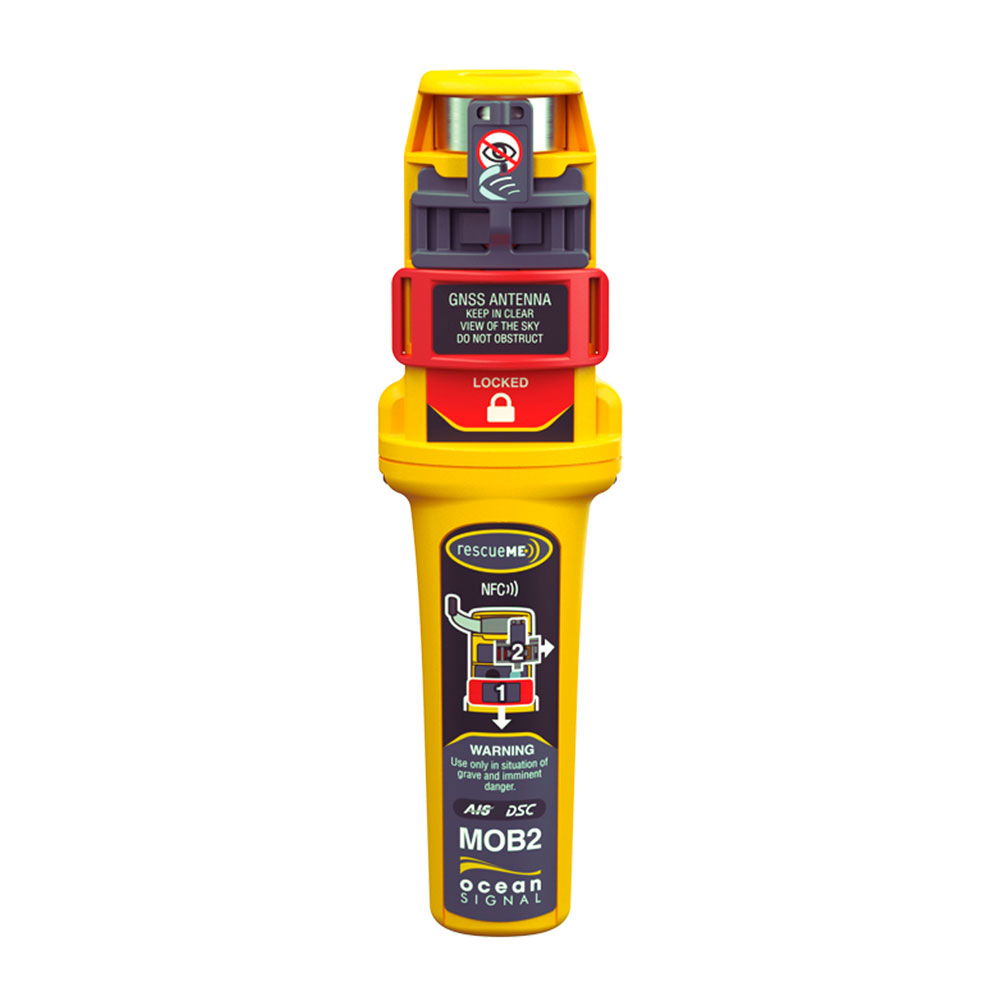 Ocean Signal RescueME MOB2 AIS mann-over-bord-lokalisator forfra