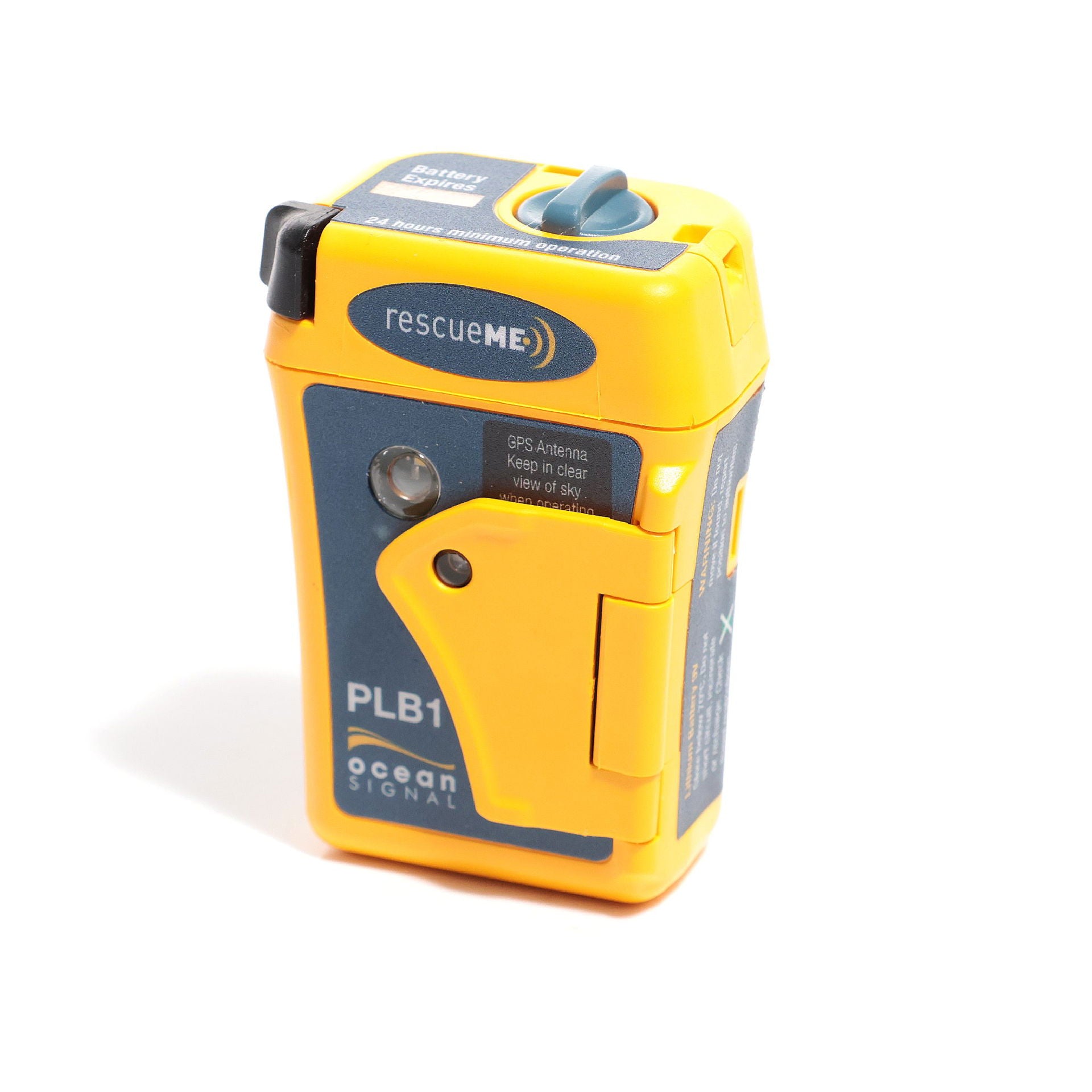 Detaljbilde av Ocean Signal rescueME PLB1 nødpeilesender