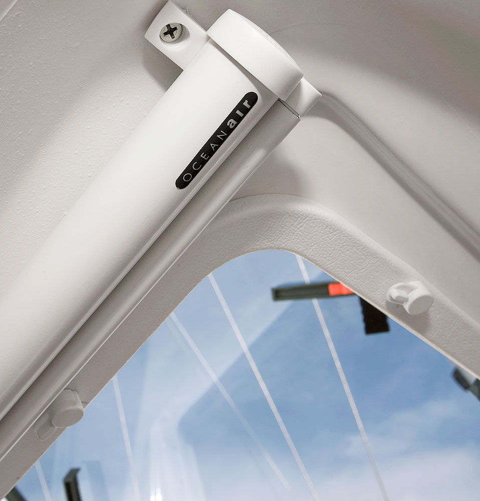 Oceanair Cabinshade lukegardin 360 x 400 mm detalj